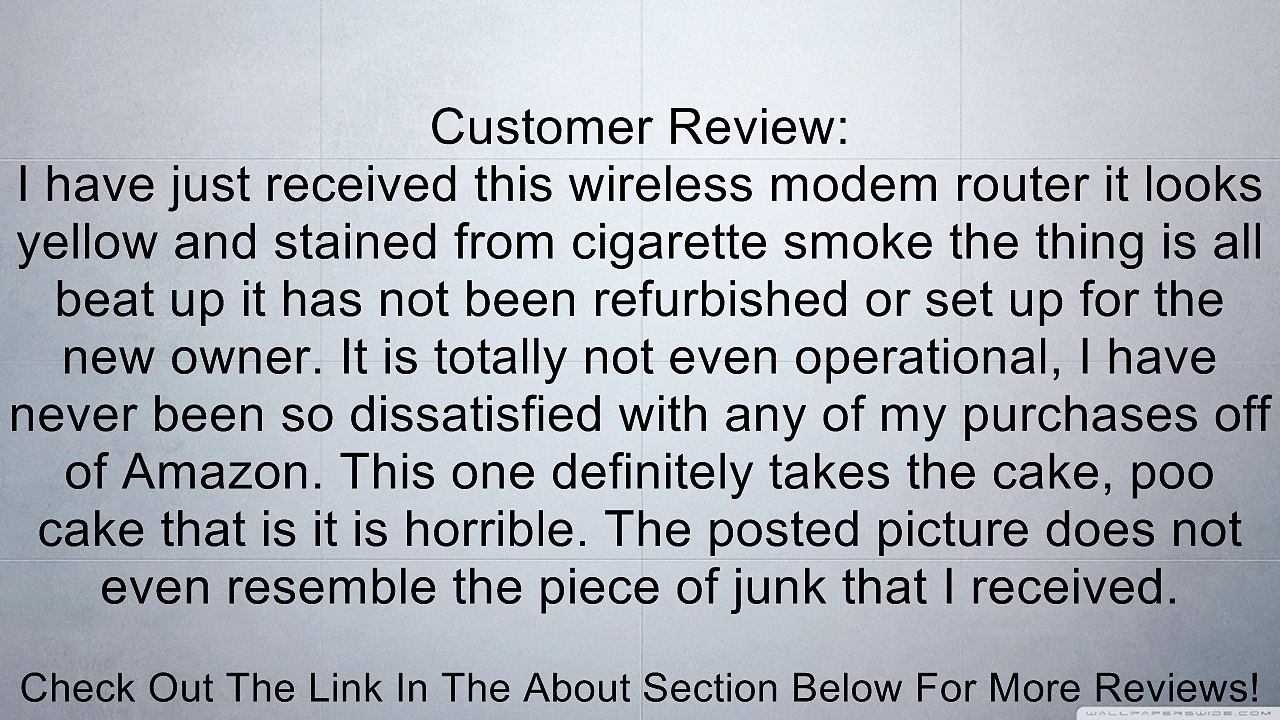 NetGear Wireless Cable Modem/Router Combo CG814WG v2 Review