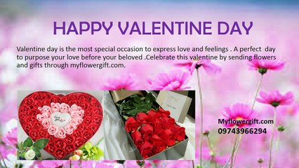 Send Valentine's Day Flowers to India - myflowergift