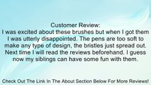 Nail Art Brushes- Professional Nail Art Brushes- Sable Nail Art Brush Pen, Detailer, Liner **Set of 3 Review