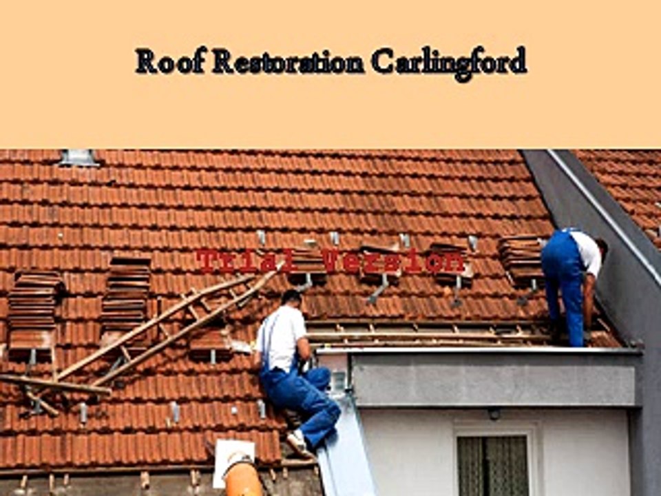 Roof Restoration Carlingford
