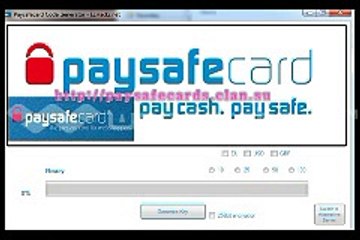 How to get PaySafeCard Codes _ PaySafeCard Code Generator 2014
