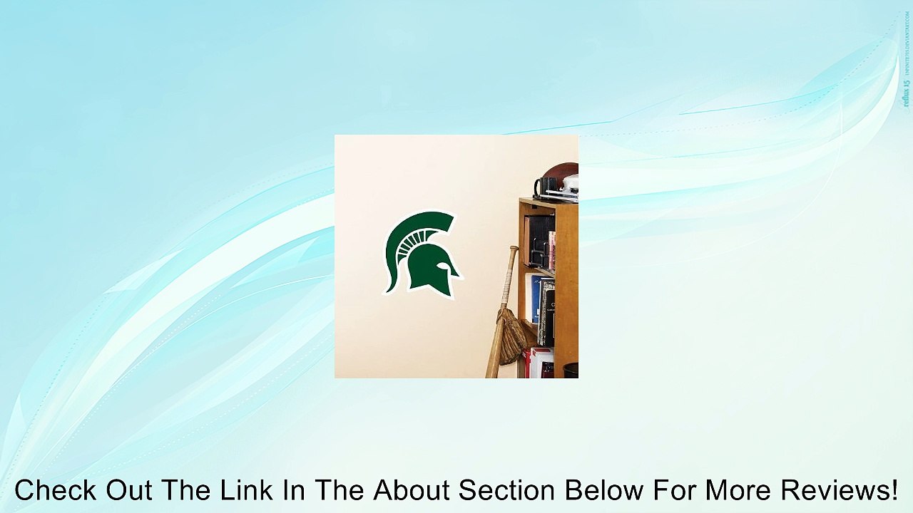 Michigan State Spartans Fathead Official Team Logo Vinyl Wall Graphic 11"x10" Review