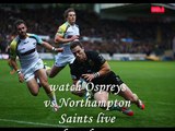 watch Ospreys vs Northampton Saints 18 jan 2015 live rugby