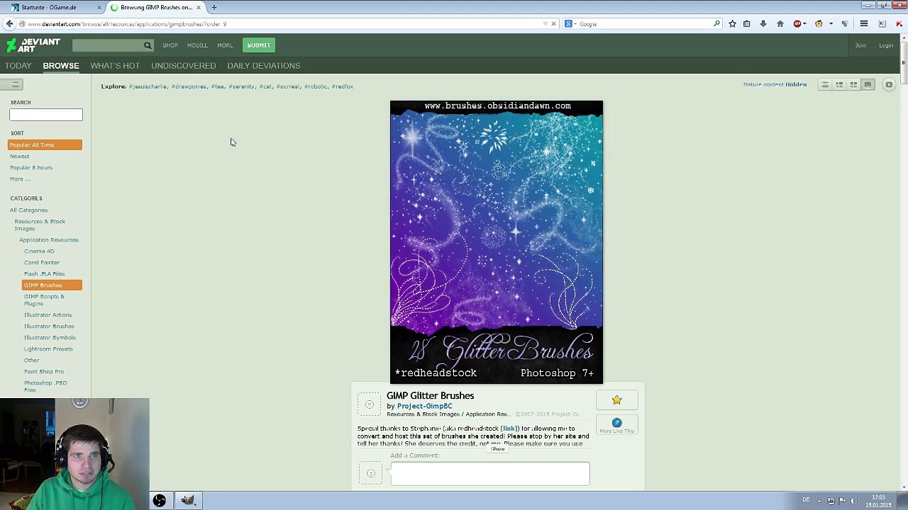 OGame.de-FanArt Stream #4 - GIMP