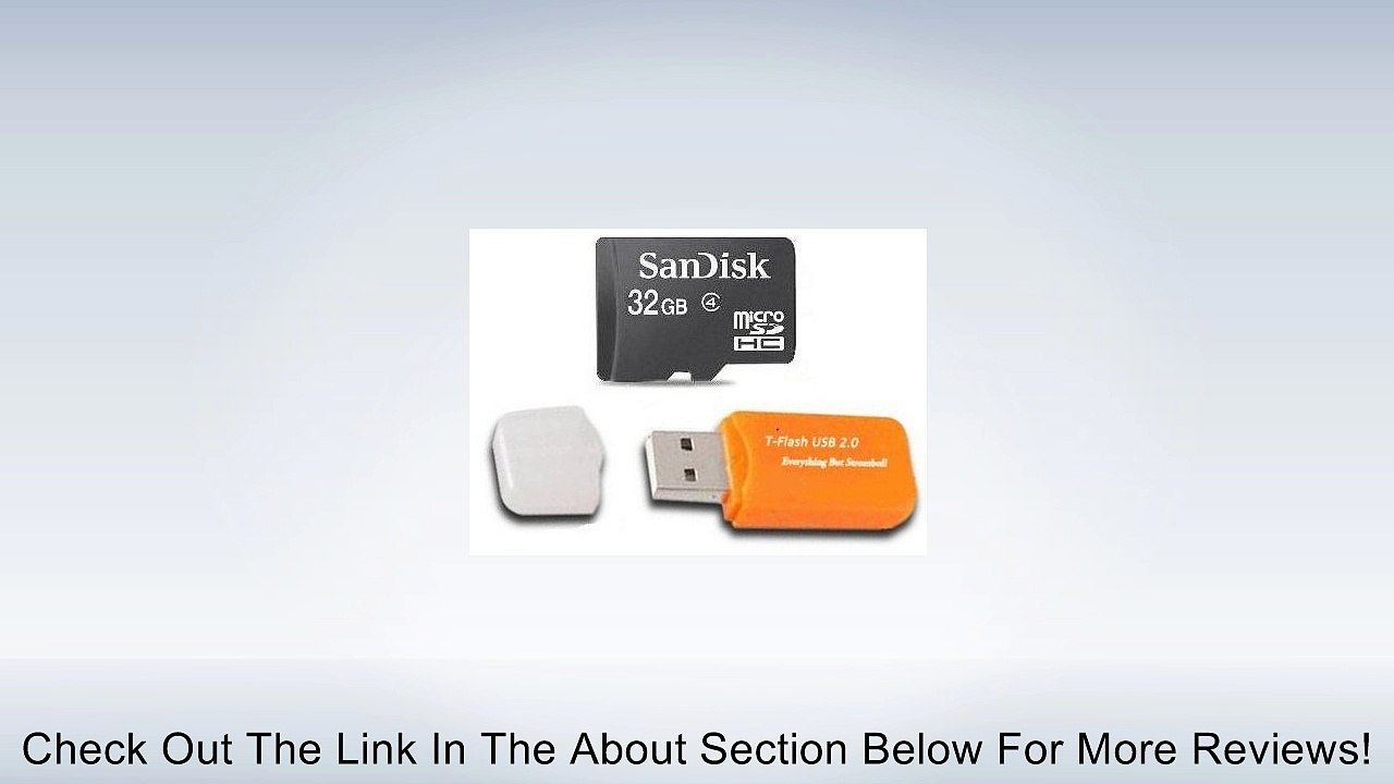 SanDisk 32 GB SD HC micro SDHC Class 4 Flash Memory Card with Everything But Stromboli (tm) Card Reader Review