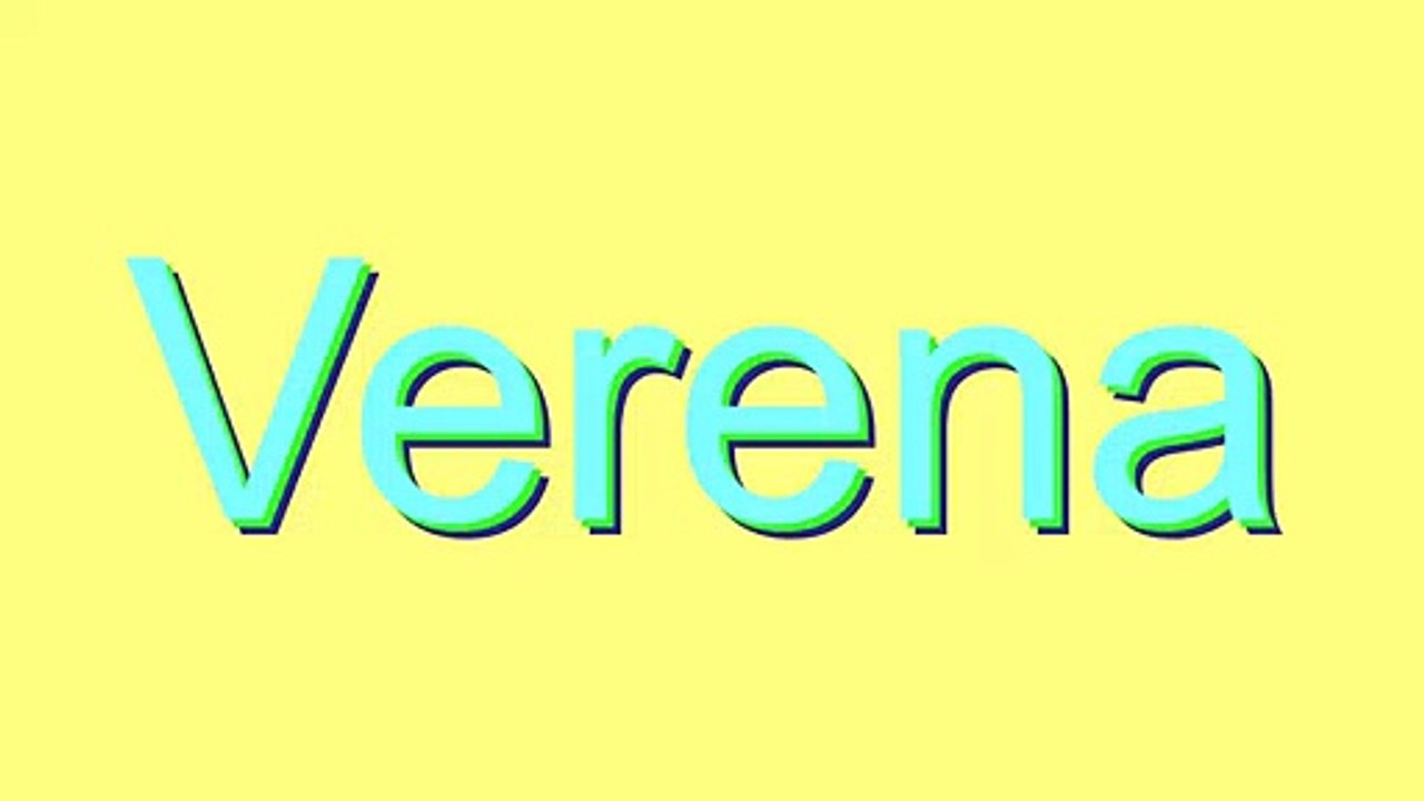 How to Pronounce Verena