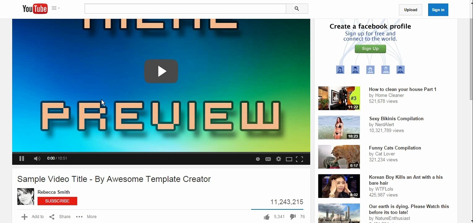 Youtube Clone Template (No Hosting Required)