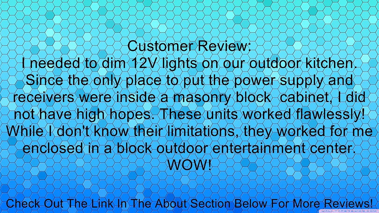 JACKYLED LED Light Single Color RF Dimmer Controller Control DC 12-24V 8A Review