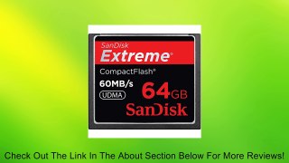 SANDISK 64GB Extreme CF Card - SDCFX-064G-A61 Review