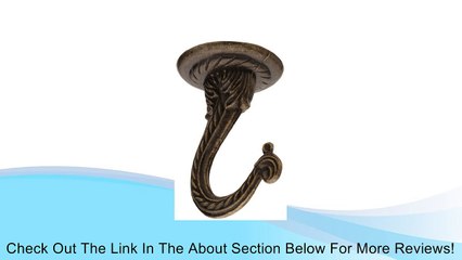 National Hardware N249-649  2-1/4-Inch Swag Hook, Antique Brass Review