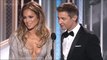 Jeremy Renner Awkwardly Compliments Jennifer Lopez's Boobs At The Golden Globes