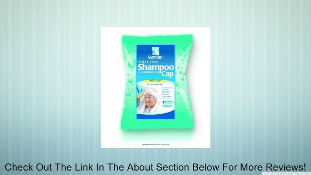 Comfort Bath Rinse-Free Shampoo and Conditioner Cap, Comfort Bath Shampoo Cap, (1 EACH) Review