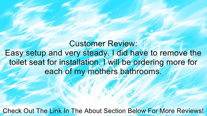 Invacare Raised Toilet Seat with Arms - Clamp-On Review