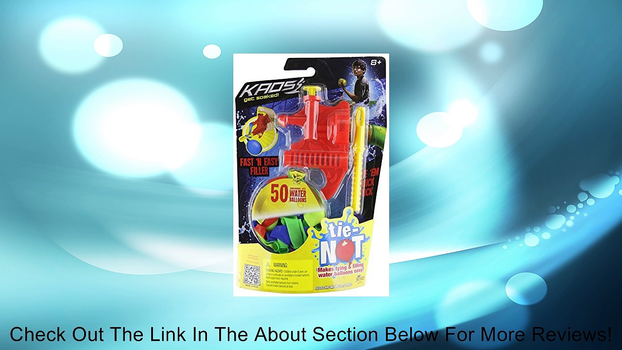 Imperial Toy Tie-not Water Balloon Filling Set, Colors May Vary Review