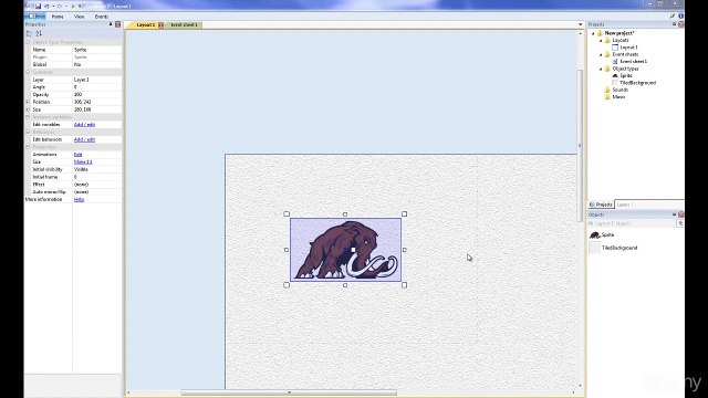 Lesson #27 - Rotate towards mouseclick - Construct 2 by Downic.com
