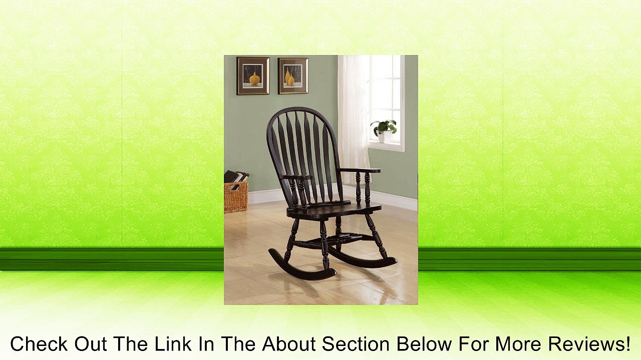 Rocker Rocking Chair in Cappuccino Finish Review