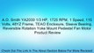 A.O. Smith YA2030 1/3 HP, 1725 RPM, 1 Speed, 115 Volts, 48YZ Frame, TEAO Enclosure, Sleeve Bearing, Reversible Rotation Yoke Mount Pedestal Fan Motor Review