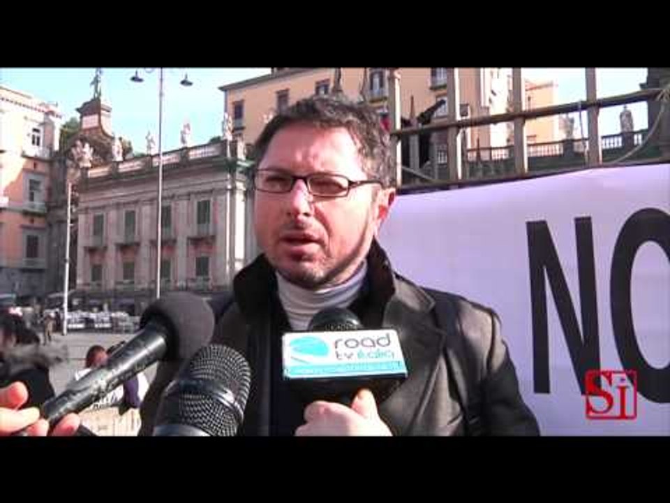 Napoli - Trasporti, flash mob contro rincaro biglietti -1- (16.01.15)