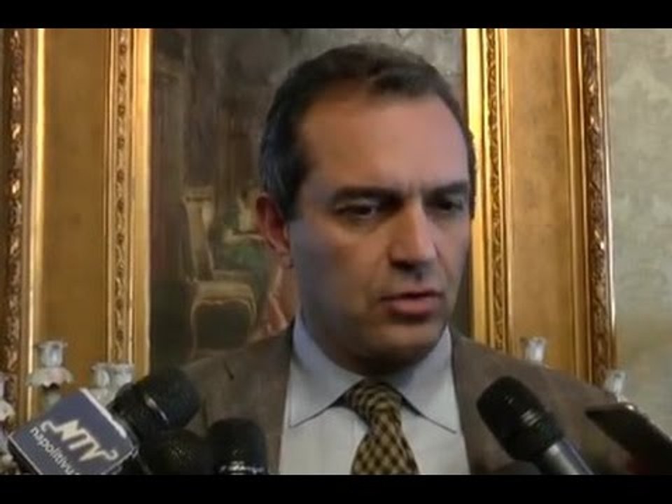 Napoli - De Magistris: "Su Napolitano nessuna polemica, gli auguro buon lavoro" -1- (16.01.15)