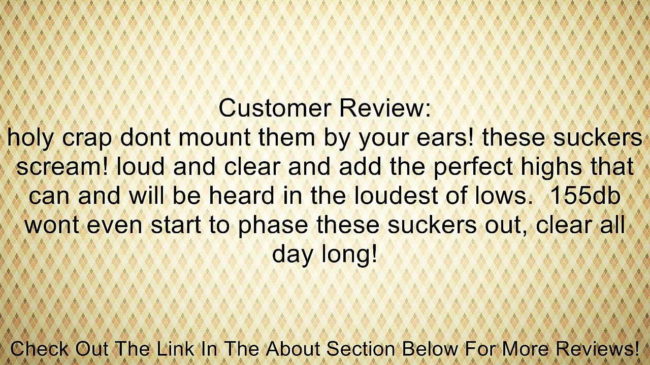 Rockford Fosgate PP8-T Punch Pro 1.5-Inch 8-Ohm Tweeter Review