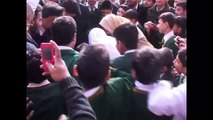 Imran Khan visit of APS. A warm welcome by APS Students inside the school (Full Video)m
