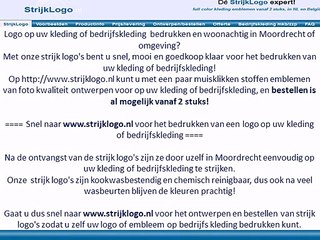 Logo kleding bedrijfskleding bedrukken Moordrecht