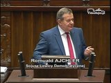 Poseł Romuald Ajchler - Wystąpienie z dnia 14 stycznia 2015 roku.