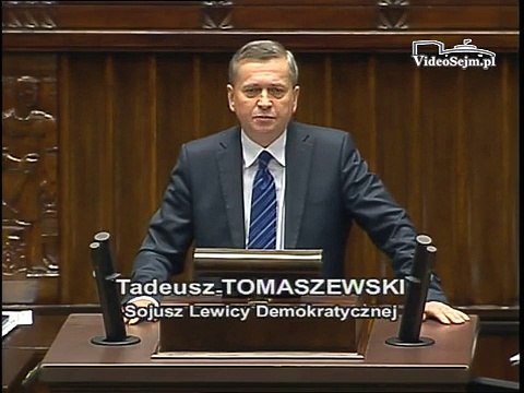 Poseł Tadeusz Tomaszewski - Wystąpienie z dnia 14 stycznia 2015 roku.