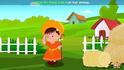 Little Bo Peep - Nursery Rhyme with Karaoke.mp4
