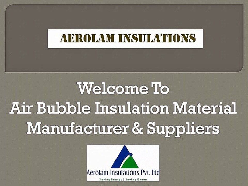 Bubble Insulation Manufacturers and Suppliers