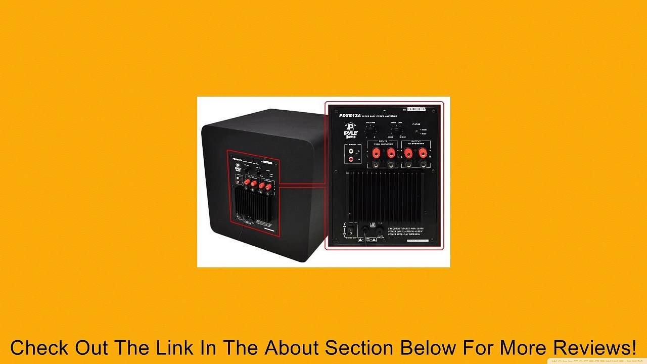 Pyle Home PDSB10A 10-Inch 100-Watt Active Powered Subwoofer for Home Theater Review