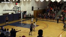 Miraculous 3/4 court shot at the buzzer by High school basketball player to win game