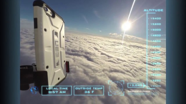 iPhone 6 dropped in Space using balloon flight to 101,000 Feet in stratosphere