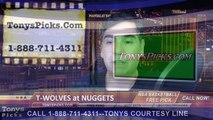 Denver Nuggets vs. Minnesota Timberwolves Free Pick Prediction NBA Pro Basketball Odds Preview 1-17-2015