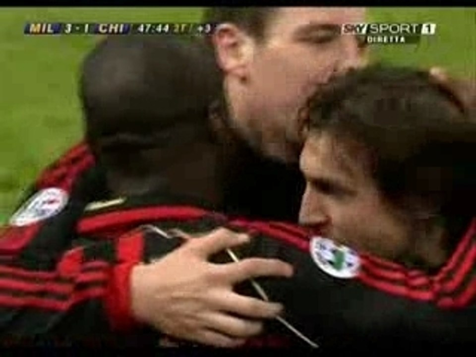 Milan vs chievo 3-1 seedorf
