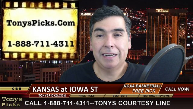 Iowa St Cyclones vs. Kansas Jayhawks Free Pick Prediction NCAA College Basketball Odds Preview 1-17-2015