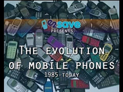 The Evolution Of Mobile Phones DynaTAC - Nokia N95 - HTCTilt