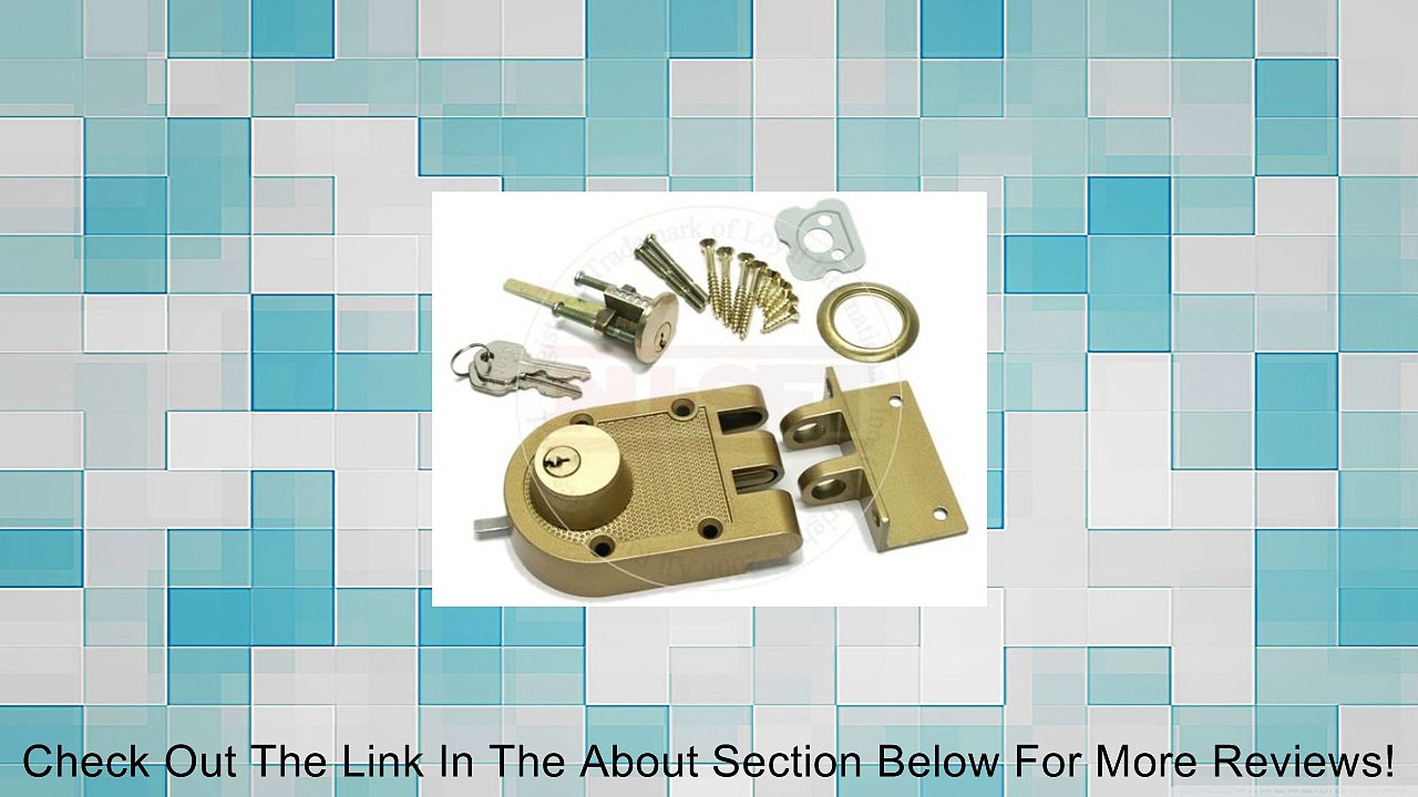 NU-SET 2125-3 Jimmy Proof Style Inter Locking Deadbolt Lock with Double Cylinder, Bronze Review