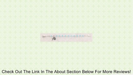 下载视频: Girls Rosary Braclet, Aqua (March) Birthstone Bracelet, 