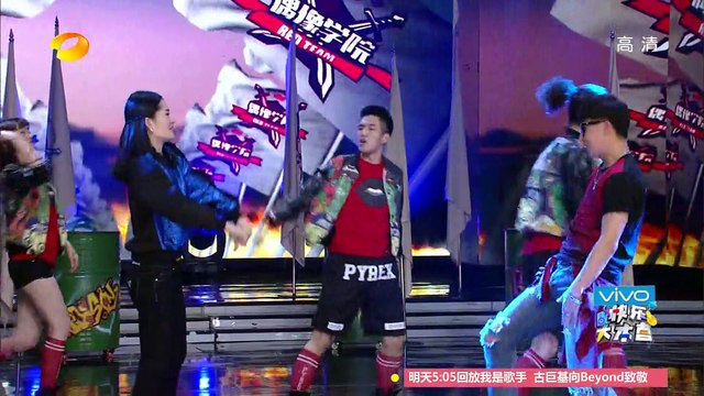 《快乐大本营》Happy Camp: 韩庚谢娜火拼舞技 周笔畅牵手天团UNIQ- Han Geng Dance BiBi Collaborate UNIQ【湖南卫视官方版1080P】 20150117