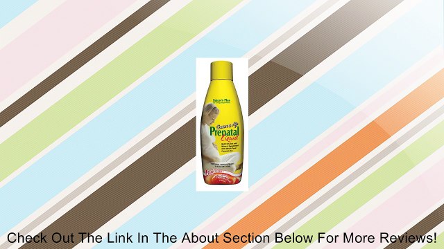Nature's Plus Ultra Prenatal Liquid Oz Pack Of 3 - 30 OZ Review