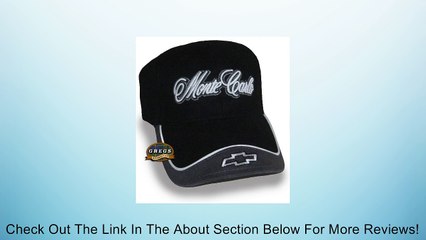 Monte Carlo Hat Cap Black/Gray Chevrolet Chevy (Apparel Clothing) Review