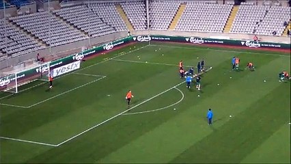 ΑΠΟΕΛ-Οθέλλος-προθέρμανση Οθέλλου (1)