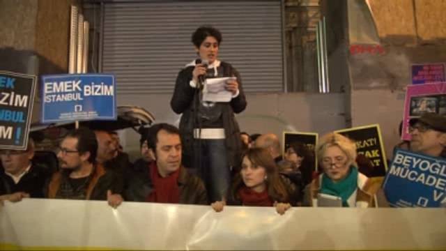 Emek Sineması Yürüyüşünde Gerginlik