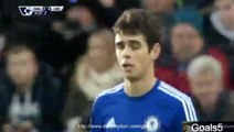 Oscar 2 nd Goal Swansea 0 - 4 Chelsea Premier League 17-1-2015