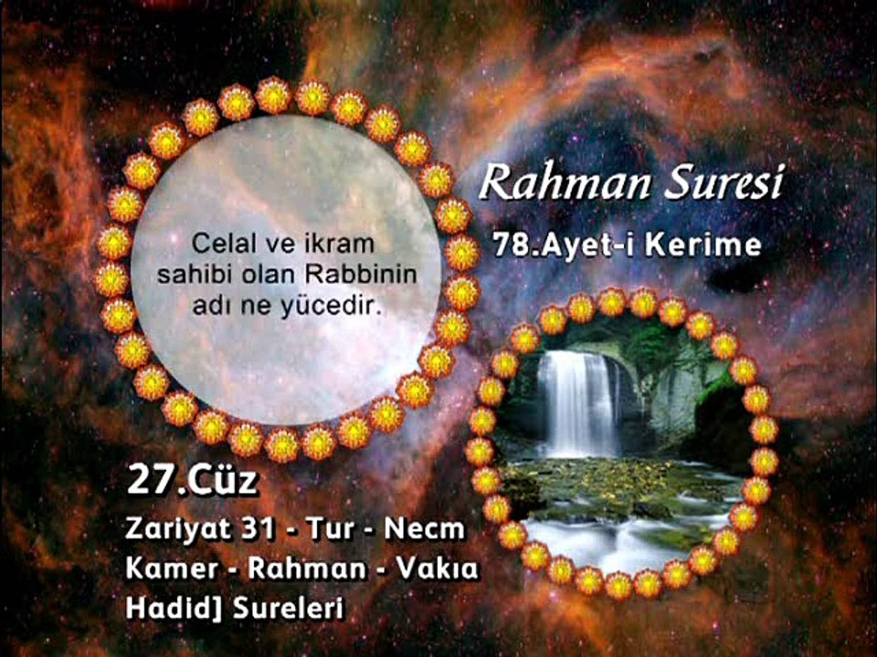 27. cüz 2. bölüm Kur'an-ı Kerim Hatim ve Meal okyay dernegi
