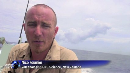 Tongan volcano creates new island
