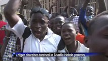 Niger churches torched in Charlie Hebdo protests