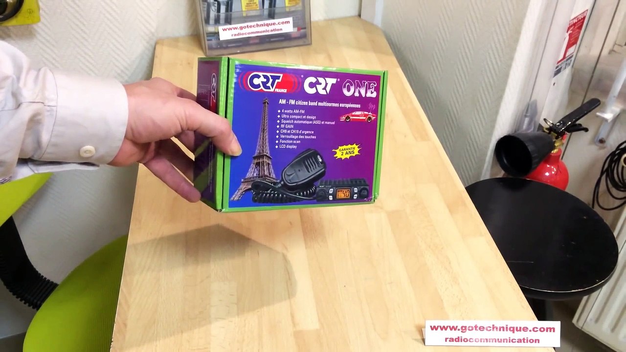 CRT ONE CB Radio AM FM Presentation GoTechnique