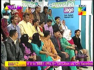 Sanam Jung Doing Witty Jokes On A Husband Sitting In Live Audience In Her Live Morning Show